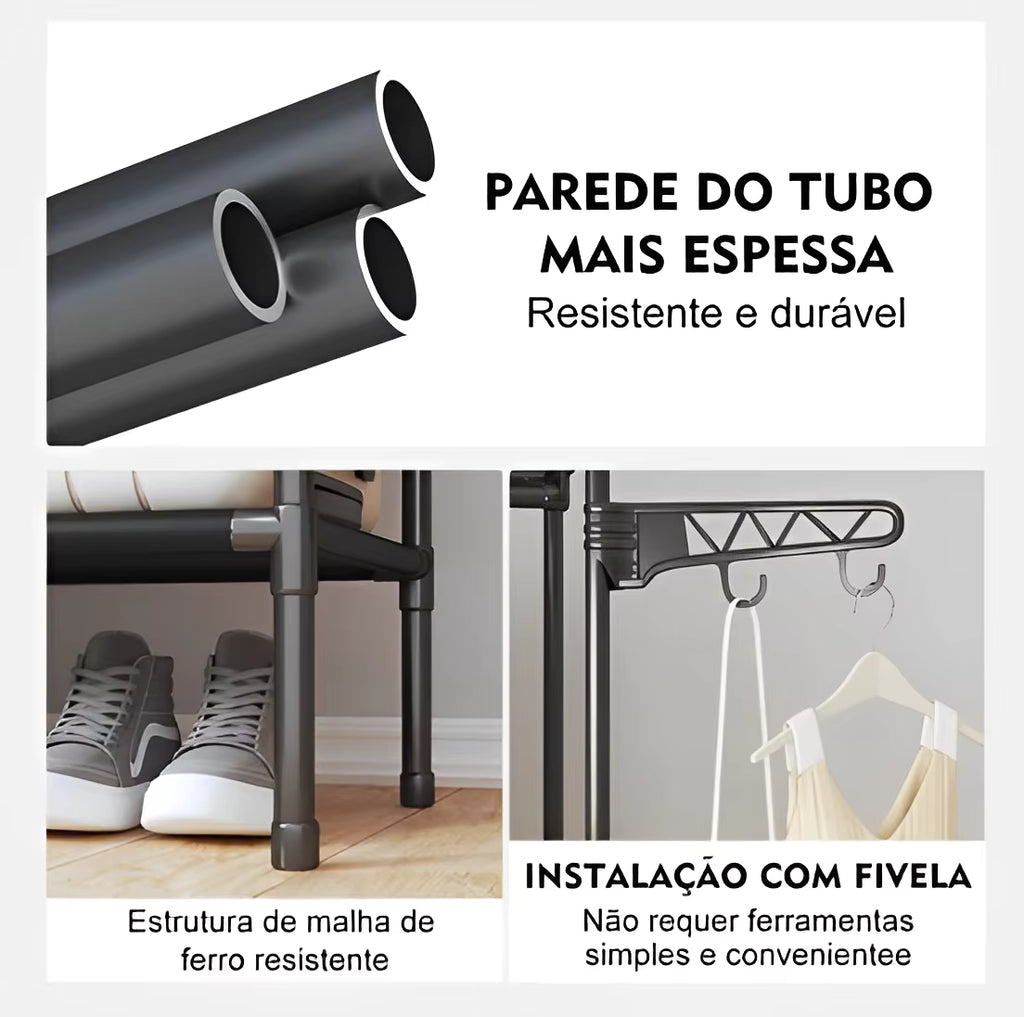 Guarda Roupa Closet Organizador Multifuncional